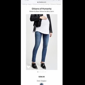 Citizens of Humanity maternity jeans